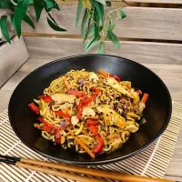 #402 Вок с овощами и курицей